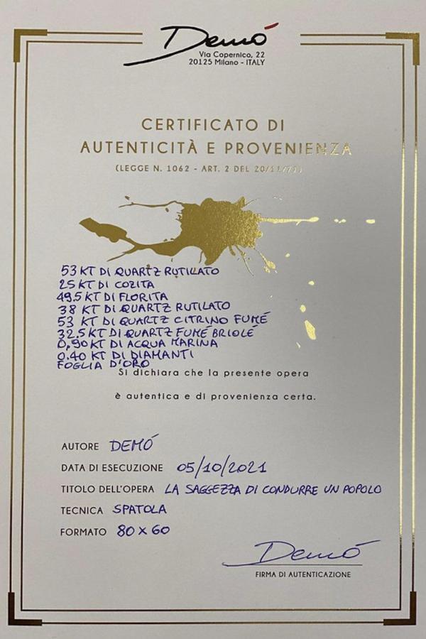 La saggezza di condurre un popolo