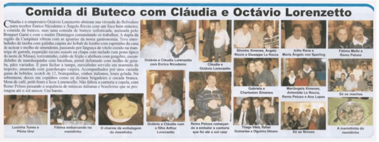 Comida di Buteco com Claudia e Octavio Lorenzetto