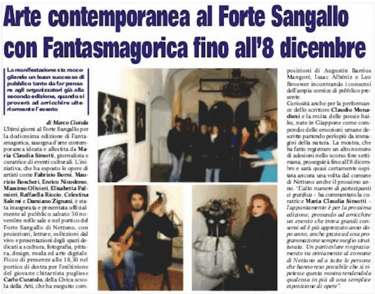 Arte contemporanea al Forte Sangallo con Fantasmagorica fino all’8 dicembre