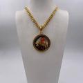 Collana in ottone anallergico, colore oro
