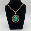 Collana in ottone anallergico, colore oro