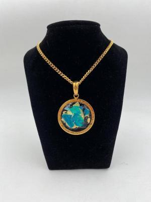 Collana in ottone anallergico, colore oro
