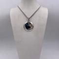 Collana in ottone anallergico, colore argento