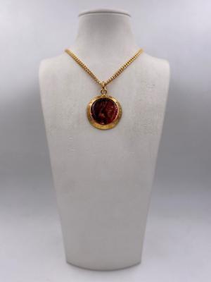 Collana in ottone anallergico, colore oro