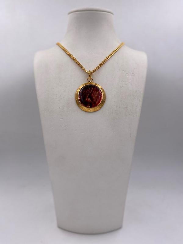 Collana in ottone anallergico, colore oro