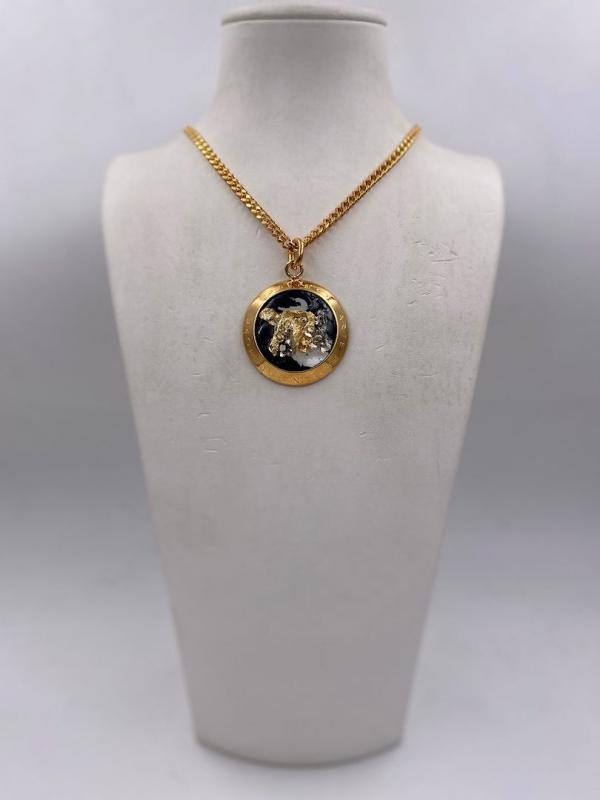 Collana in ottone anallergico, colore oro