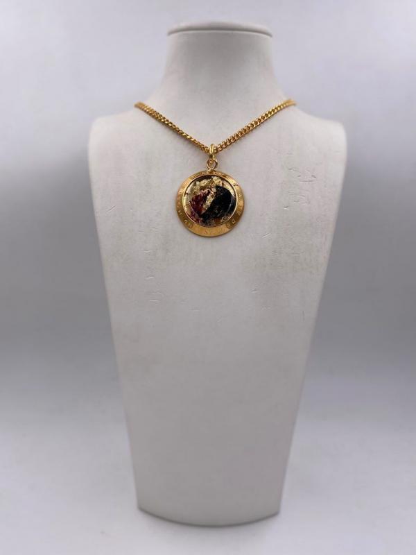 Collana in ottone anallergico, colore oro
