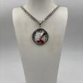 Collana in ottone anallergico, colore argento
