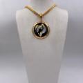 Collana in ottone anallergico, colore oro