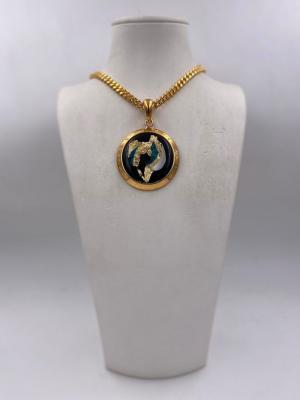 Collana in ottone anallergico, colore oro