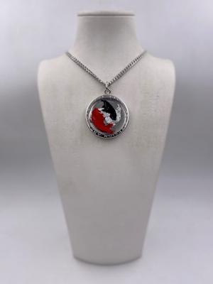 Collana in ottone anallergico, colore argento