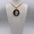 Collana in ottone anallergico, colore oro