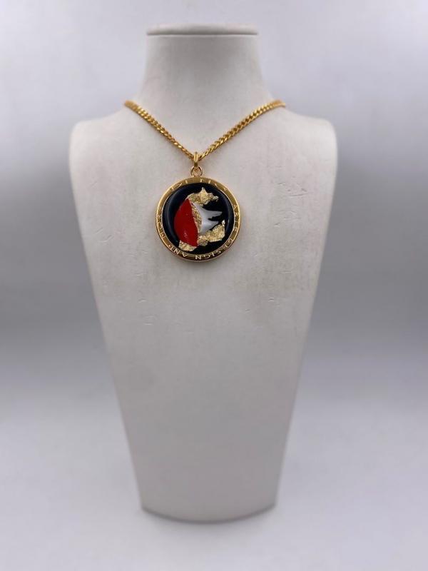 Collana in ottone anallergico, colore oro