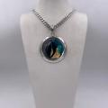 Collana in ottone anallergico, colore argento