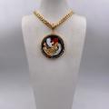 Collana in ottone anallergico, colore oro