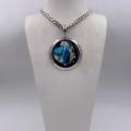 Collana in ottone anallergico, colore argento