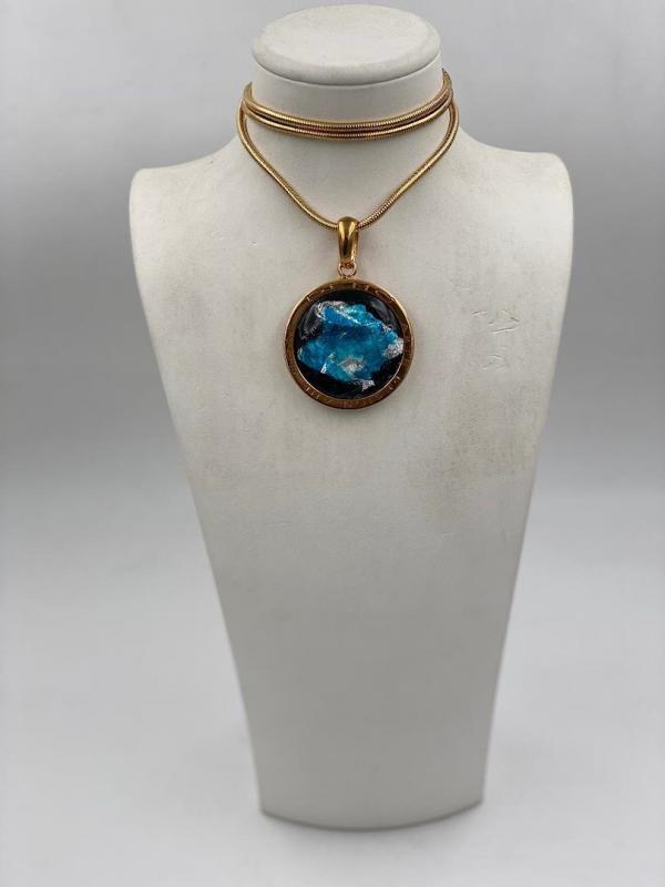 Collana in ottone anallergico, colore oro