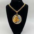 Collana in ottone anallergico, colore oro