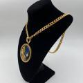 Collana in ottone anallergico, colore oro