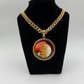 Collana in ottone anallergico, colore oro