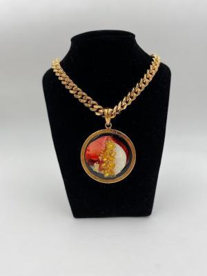Collana in ottone anallergico, colore oro