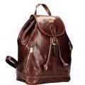 Zaino in Vera Pelle, colore marrone
