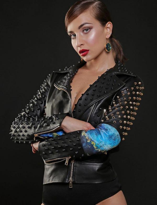 Giacca in vera pelle