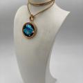 Collana in ottone anallergico, colore oro