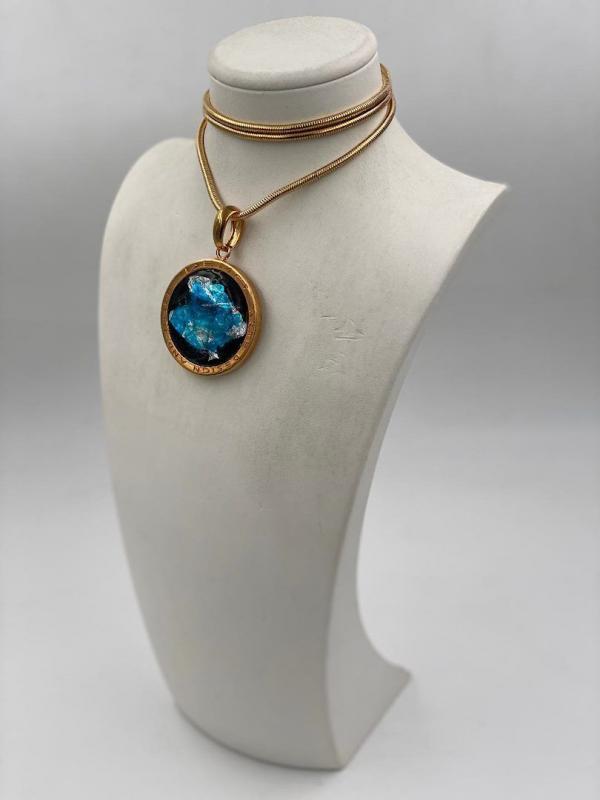 Collana in ottone anallergico, colore oro