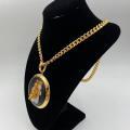 Collana in ottone anallergico, colore oro