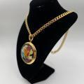 Collana in ottone anallergico, colore oro