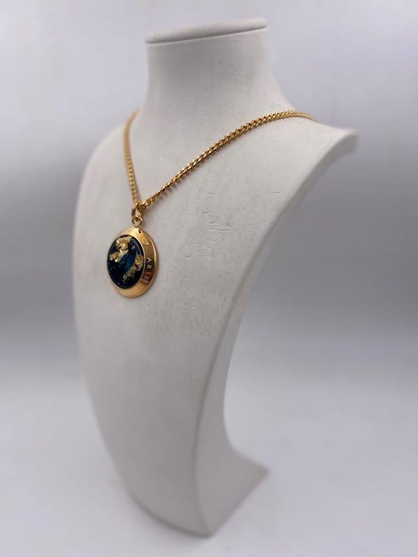 Collana in ottone anallergico, colore oro