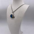 Collana in ottone anallergico, colore argento