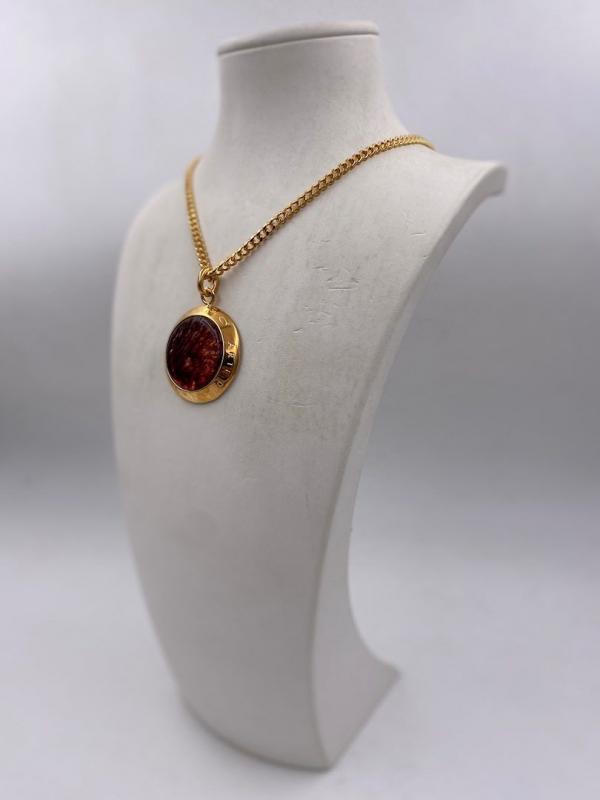 Collana in ottone anallergico, colore oro