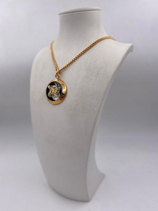 Collana in ottone anallergico, colore oro
