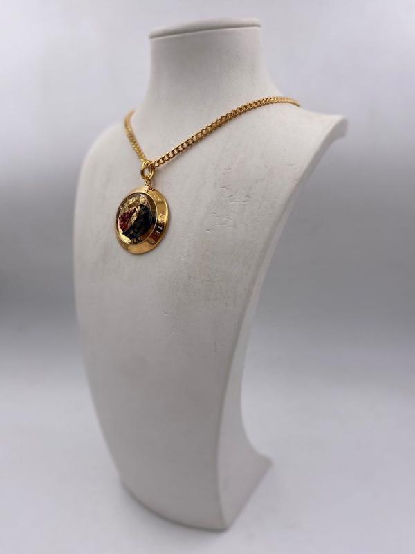 Collana in ottone anallergico, colore oro