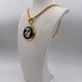 Collana in ottone anallergico, colore oro