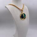 Collana in ottone anallergico, colore oro
