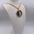 Collana in ottone anallergico, colore oro