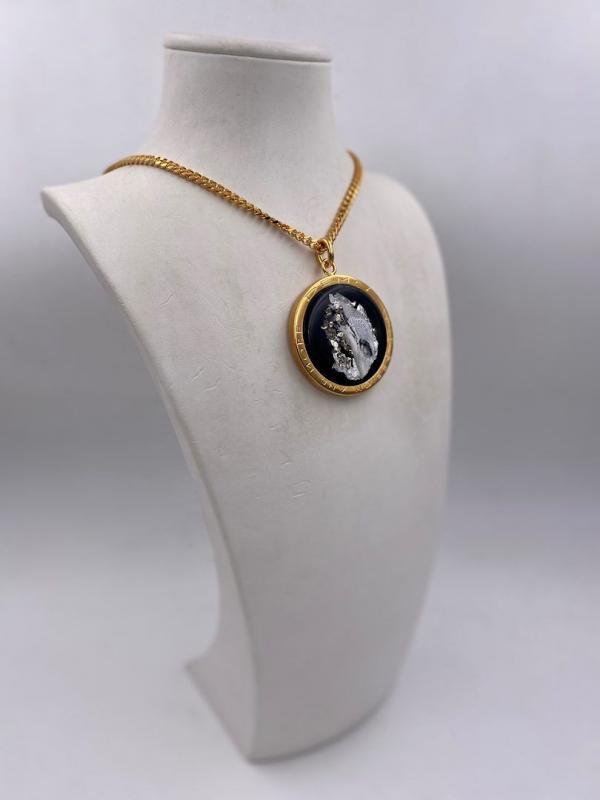 Collana in ottone anallergico, colore oro