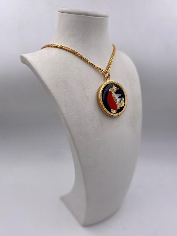 Collana in ottone anallergico, colore oro