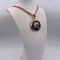 Collana in ottone anallergico, colore oro rosé