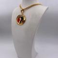 Collana in ottone anallergico, colore oro