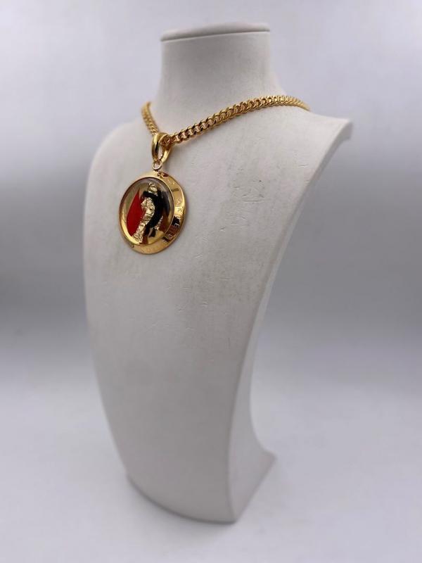 Collana in ottone anallergico, colore oro