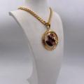 Collana in ottone anallergico, colore oro
