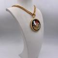 Collana in ottone anallergico, colore oro