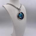 Collana in ottone anallergico, colore argento