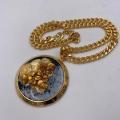 Collana in ottone anallergico, colore oro