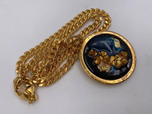 Collana in ottone anallergico, colore oro