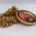 Collana in ottone anallergico, colore oro